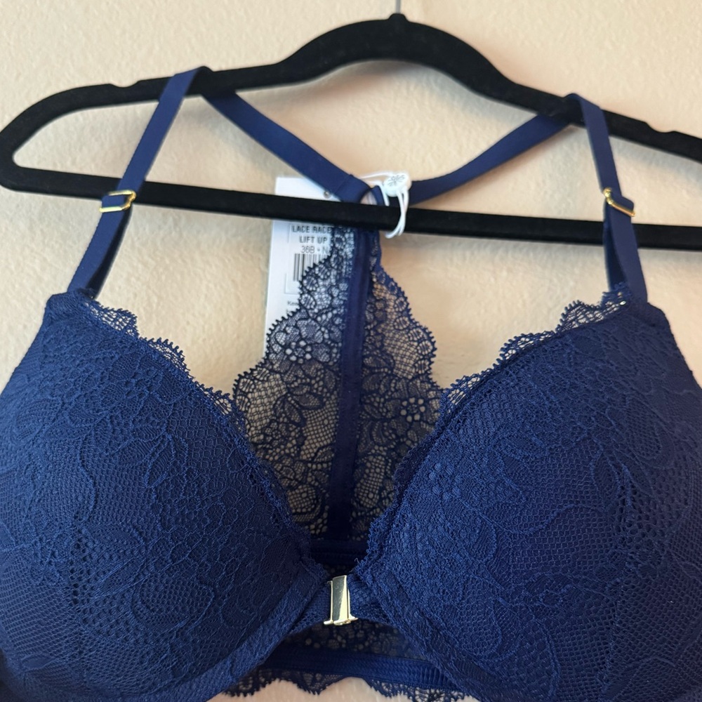 NWT Pepper Lace Racerback Lift Up Bra size 36B - Picture 3 of 3